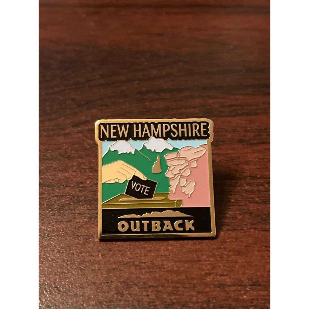 Outback Steakhouse 50 States New Hampshire Lapel Hat Pin